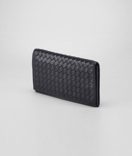 BOTTEGA VENETA - Ardoise Intrecciato VN Continental Wallet