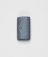 Bottega Veneta® Krim Intrecciato Nappa Key Case Bottega Veneta® Krim Intrecciato Nappa Key Case