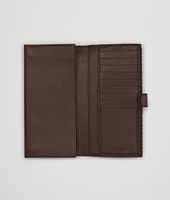 Bottega Veneta® Ebano Intrecciato Nappa Continental Wallet Bottega Veneta® Ebano Intrecciato Nappa Continental Wallet