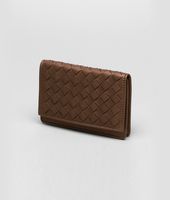 Bottega Veneta® Junior Intrecciato Nappa Card Case Bottega Veneta® Junior Intrecciato Nappa Card Case