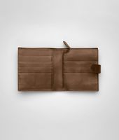 Bottega Veneta® Junior Intrecciato Nappa French Flap Wallet Bottega Veneta® Junior Intrecciato Nappa French Flap Wallet