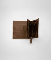 Bottega Veneta® Junior Intrecciato Nappa French Flap Wallet Bottega Veneta® Junior Intrecciato Nappa French Flap Wallet
