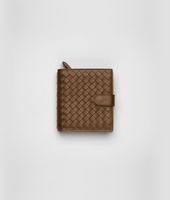 Bottega Veneta® Junior Intrecciato Nappa French Flap Wallet Bottega Veneta® Junior Intrecciato Nappa French Flap Wallet