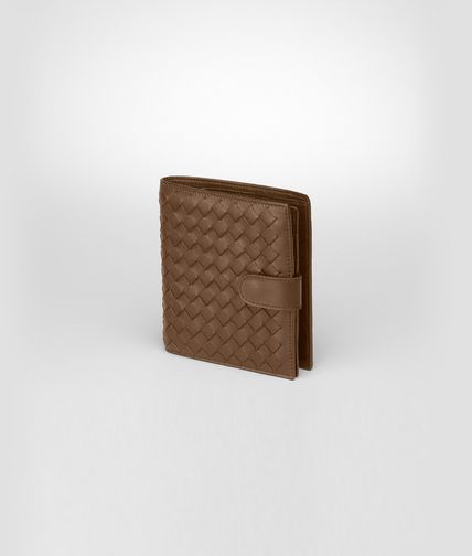 BOTTEGA VENETA - Junior Intrecciato Nappa French Flap Wallet