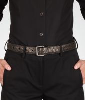 Bottega Veneta® Edoardo Intrecciato Nappa Belt Bottega Veneta® Edoardo Intrecciato Nappa Belt