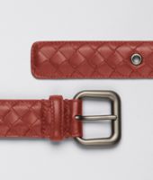 Bottega Veneta® Brique Intrecciato Nappa Belt Bottega Veneta® Brique Intrecciato Nappa Belt