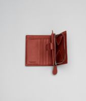 Bottega Veneta® Brique Intrecciato Nappa French Flap Wallet Bottega Veneta® Brique Intrecciato Nappa French Flap Wallet