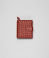 Bottega Veneta® Brique Intrecciato Nappa French Flap Wallet Bottega Veneta® Brique Intrecciato Nappa French Flap Wallet