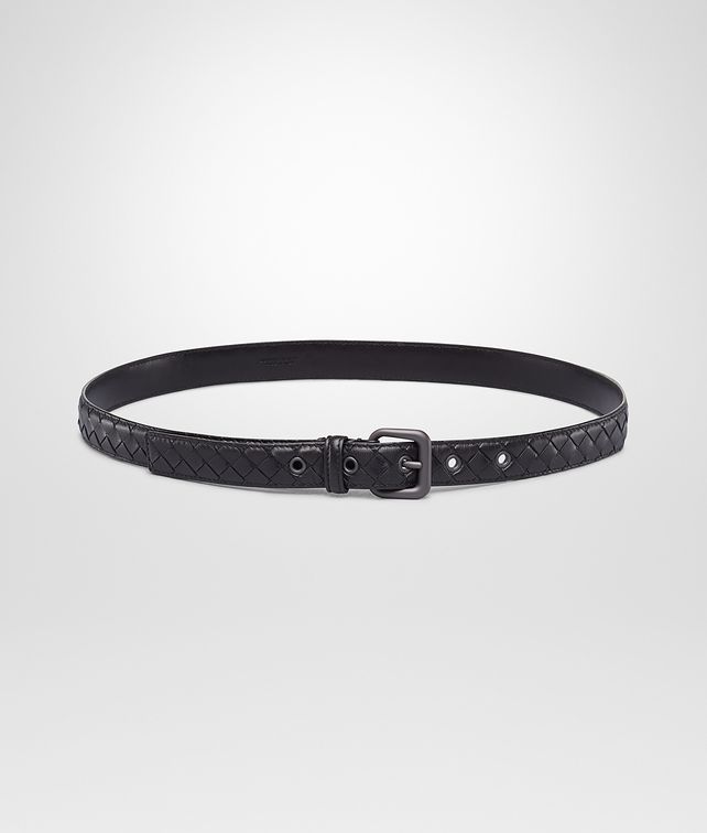 BOTTEGA VENETA Nero Intrecciato Nappa Belt Belt D fp
