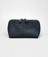 Bottega Veneta® Kosmetiktasche aus Nappaleder Intrecciato Tourmaline Bottega Veneta® Kosmetiktasche aus Nappaleder Intrecciato Tourmaline