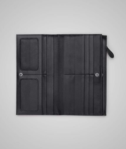 BOTTEGA VENETA - Nero Intrecciato Nappa Continental Wallet