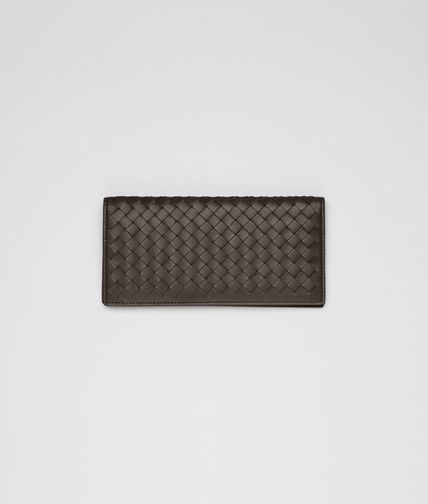 BOTTEGA VENETA - Ebano Intrecciato VN Continental Wallet