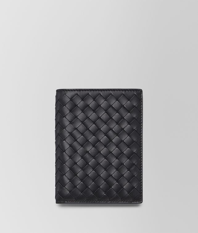 BOTTEGA VENETA WALLET IN NERO INTRECCIATO VN Bi-fold Wallet U fp