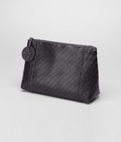 Bottega Veneta® Nero Intrecciomirage Cosmetic Case Bottega Veneta® Nero Intrecciomirage Cosmetic Case