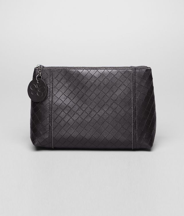 BOTTEGA VENETA Nero Intrecciomirage Cosmetic Case Other Leather Accessory D fp