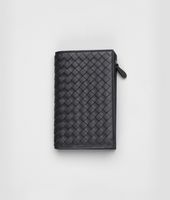 Bottega Veneta® Continental Portemonnaie aus Nappaleder Intrecciato Nero Bottega Veneta® Continental Portemonnaie aus Nappaleder Intrecciato Nero