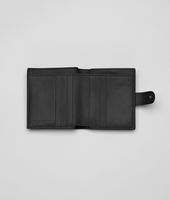 Bottega Veneta® Espresso Nero Intrecciato Waxed Leather Wallet Bottega Veneta® Espresso Nero Intrecciato Waxed Leather Wallet