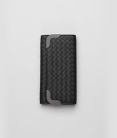 Bottega Veneta® Continental Portemonnaie aus Nappa Intrecciato Nero Bottega Veneta® Continental Portemonnaie aus Nappa Intrecciato Nero