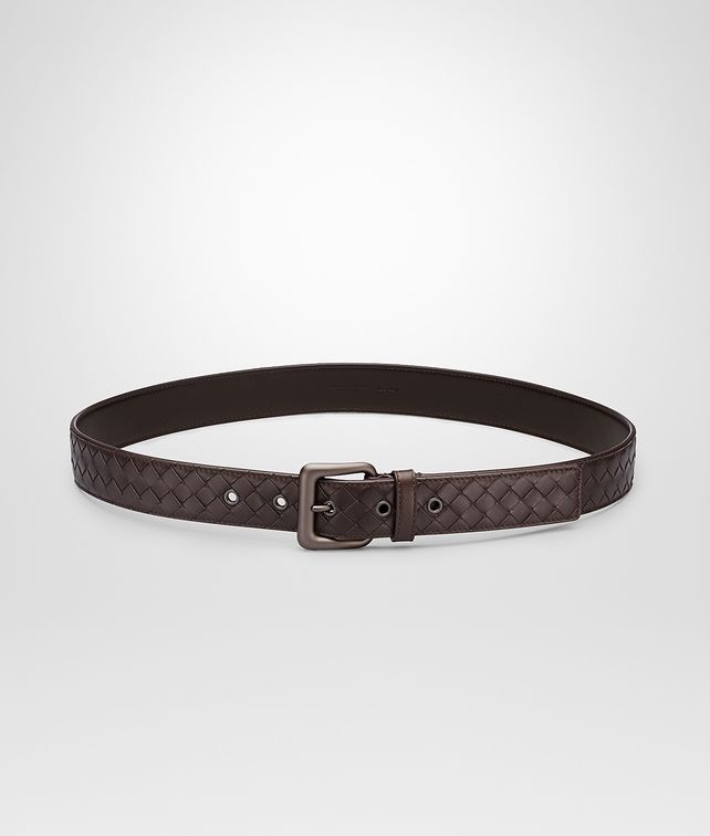 BOTTEGA VENETA Ebano Intrecciato VN Belt Belt U fp