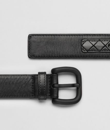 BOTTEGA VENETA - Light Calf Intreccio Scolpito Belt