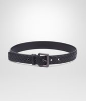 Bottega Veneta® Nero Intrecciato Nappa Belt Bottega Veneta® Nero Intrecciato Nappa Belt
