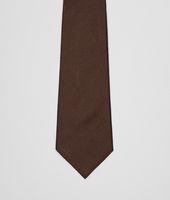 Bottega Veneta® Coffee Silk Tie Bottega Veneta® Coffee Silk Tie