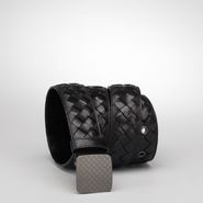 Intrecciato Waxed Vitello Laque Belt - Belt - BOTTEGA VENETA - PE13 - 690