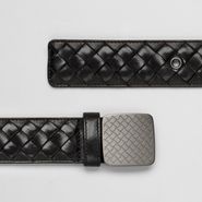 Intrecciato Waxed Vitello Laque Belt - Belt - BOTTEGA VENETA - PE13 - 690
