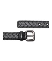 Bottega Veneta® Nero Intrecciato Nappa Belt Bottega Veneta® Nero Intrecciato Nappa Belt