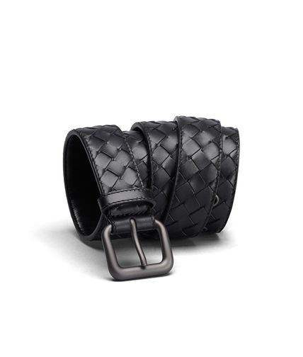 BOTTEGA VENETA - Gürtel aus VN-Leder Intrecciato Nero