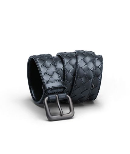 BOTTEGA VENETA - Gürtel aus VN-Leder Intrecciato Celeste