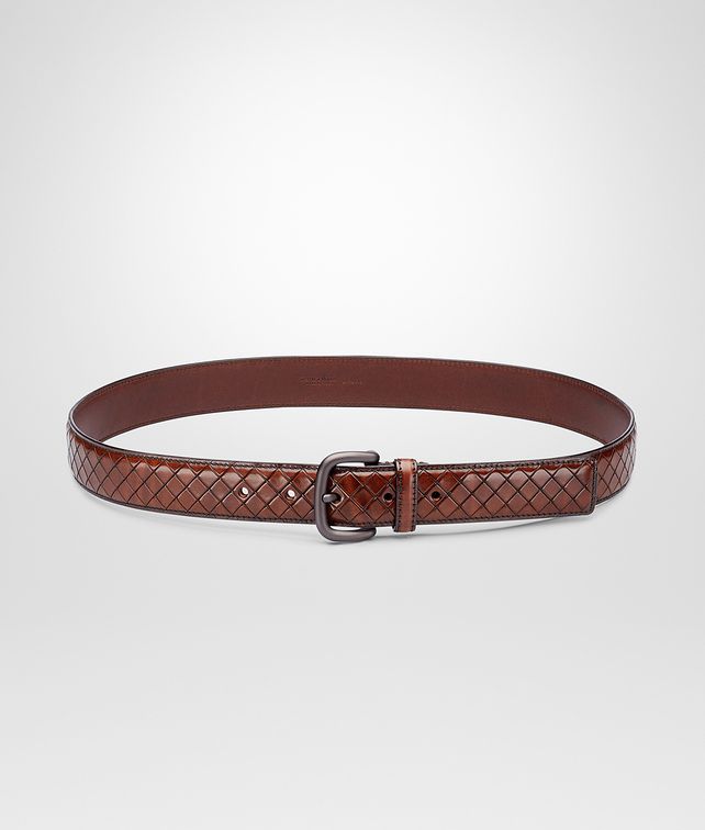 BOTTEGA VENETA BELT IN EBANO CALF Belt U fp