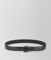 Bottega Veneta® Nero Intreccio Scolpito Belt Bottega Veneta® Nero Intreccio Scolpito Belt