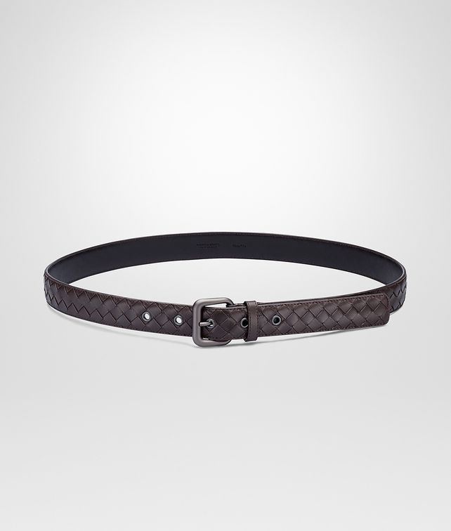 BOTTEGA VENETA Ebano Intrecciato VN Belt Belt U fp