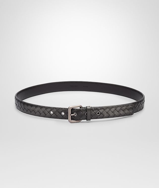 BOTTEGA VENETA Gürtel aus VN-Leder Intrecciato Nero Gürtel U fp