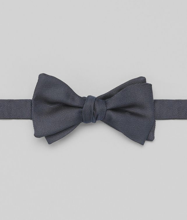 BOTTEGA VENETA Navy Silk Bow Tie Tie or bow tie U fp