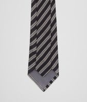 Bottega Veneta® Krawatte aus Seide Black Grey Bottega Veneta® Krawatte aus Seide Black Grey