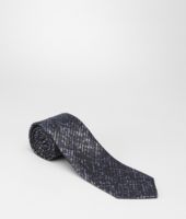Bottega Veneta® Krawatte aus Seide Midnight Blue Black Bottega Veneta® Krawatte aus Seide Midnight Blue Black