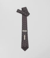 Bottega Veneta® Krawatte aus Seide Black Light Grey Bottega Veneta® Krawatte aus Seide Black Light Grey
