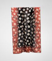 Bottega Veneta® Silk Marguerite Print Foulard Bottega Veneta® Silk Marguerite Print Foulard