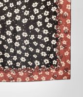 Bottega Veneta® Silk Marguerite Print Foulard Bottega Veneta® Silk Marguerite Print Foulard
