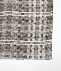 BOTTEGA VENETA - Scarves, Black Beige Silk Scarf