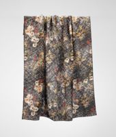 Bottega Veneta® Silk Scribble Floral Print Foulard Bottega Veneta® Silk Scribble Floral Print Foulard
