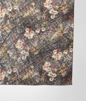 Bottega Veneta® Silk Scribble Floral Print Foulard Bottega Veneta® Silk Scribble Floral Print Foulard
