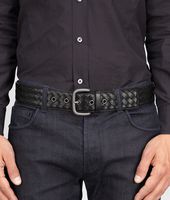Bottega Veneta® Nero Intrecciato VN Belt Bottega Veneta® Nero Intrecciato VN Belt