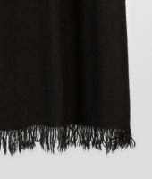 Bottega Veneta® Black Cashmere Silk Scarf Bottega Veneta® Black Cashmere Silk Scarf
