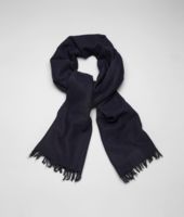 Bottega Veneta® Midnight Blue Cashmere Silk Scarf Bottega Veneta® Midnight Blue Cashmere Silk Scarf