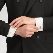 Intrecciato Silver Cufflinks - Cufflinks - BOTTEGA VENETA - PE13 - 440