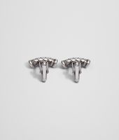 Bottega Veneta® Intrecciato Silver Cufflinks Bottega Veneta® Intrecciato Silver Cufflinks