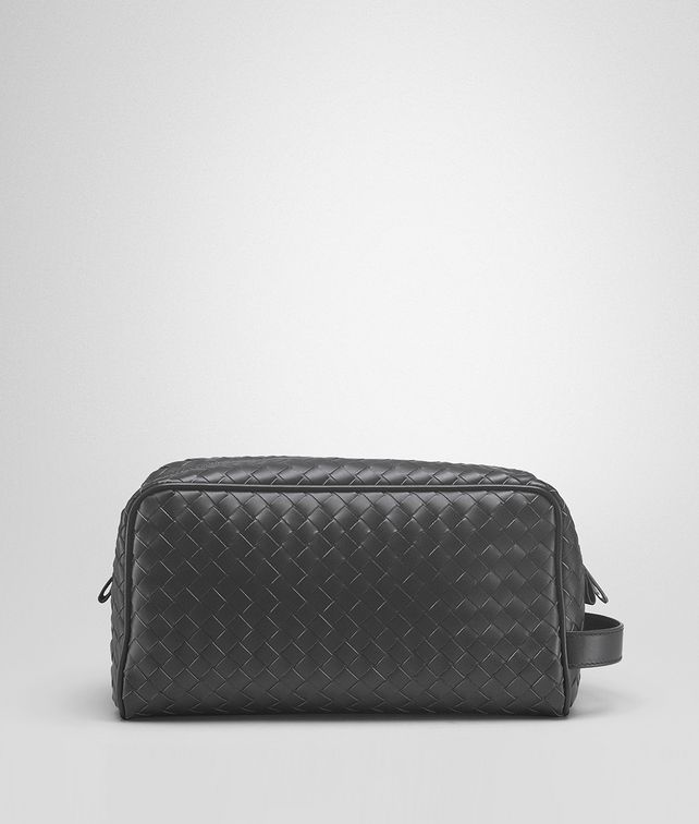 BOTTEGA VENETA Ardoise Intrecciato VN Toiletry Case Small bag U fp